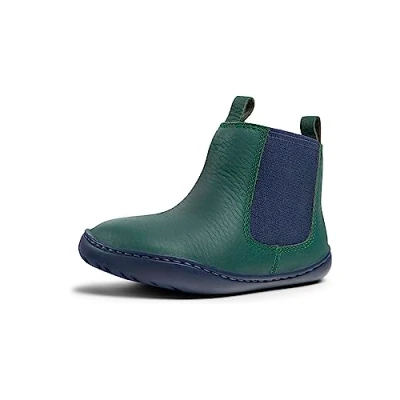 Image of Camper Unisex Classic ankle boots for kids, Size: 6K, Dunkelgrün Leather
