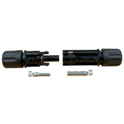 Image of electrosmart 1 x Pair of Solar Panel Connectors for 4mm² and 6mm² PV Cable Male Female Waterproof Crimps compatible with MC4