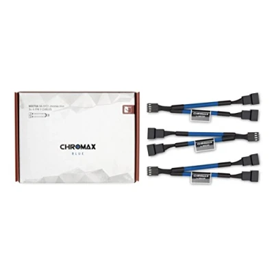 Image of Noctua NA SYC1 chromax.blue, 4 Pin Y Cables (Blue)