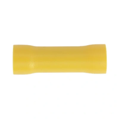 Image of Sealey Butt Connector Terminal Ø5.5mm Yellow Pack of 100