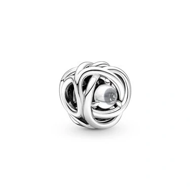 Image of Pandora April Eternity Birthstone Charm