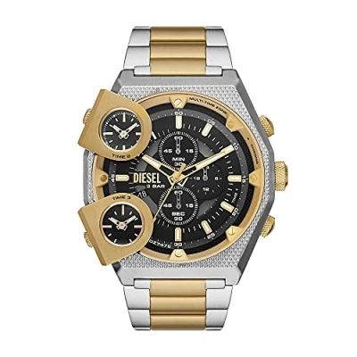 Image of Diesel watch for Men, Chronograph multifunction movement Sideshow Stainless steel with a 51mm case size