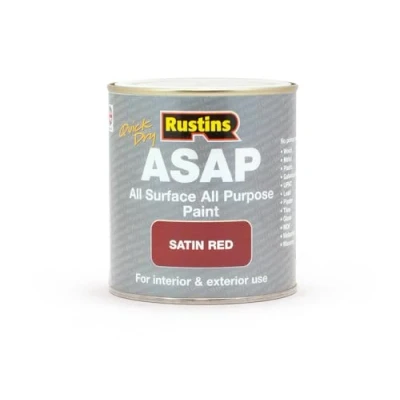 Image of RUSTINS ASAP Paint, Red, 500 ml (Pack of 1)