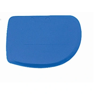 Image of Plastic Dough Scraper/Pastry Bread Pizza Flexible Blade. 12x8.5 cm (BLUE)