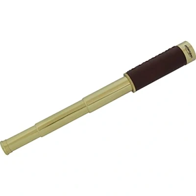Image of Omegon 12x30 brass telescope