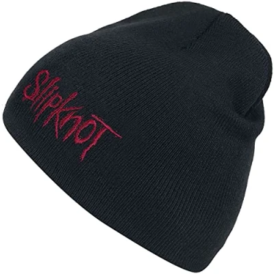 Image of Slipknot Logo Unisex Beanie Black, 100% polyacrylic,