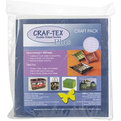 Image of Bosal Craf Tex Plus Double Sided Fusible Foam Craft Pack 20&quot;X36&quot;
