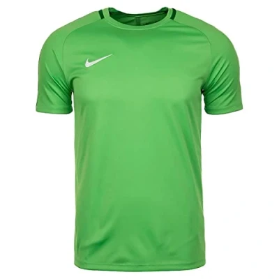 Image of Nike Men Dry Academy 18 Short Sleeve Top Light Green Spark/Pine Green/White, 2X Large