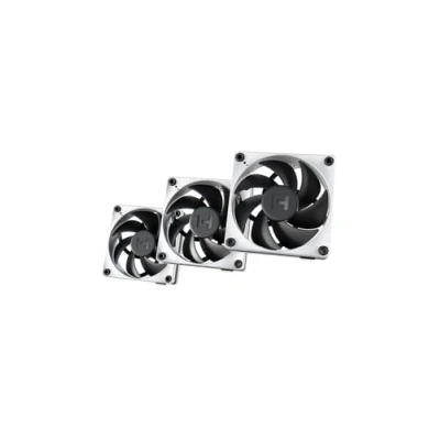 Image of Hyte THICC FP12 120mm PWM Fan Cool White/Black 3 Pack + Nexus Portal NP50