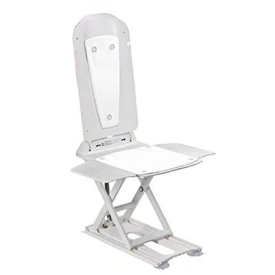 Image of Kanjo Eco Lightweight Reclining Bathlift Bath Lift With White Covers **FREE 4 YEAR WARRANTY** Lift, Chair, Easy Clean, Makes Bathing Easier for Elderly, Disabled, Accessibility Aid