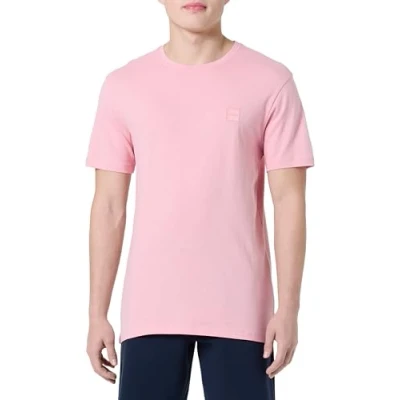 Image of BOSS Mens T Shirt Open Pink XXL
