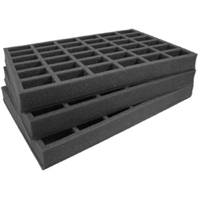 Image of Navara Figure Case Tray Set to carry 108 troops on 25 35mm bases. compartments deep, each 52mm x
