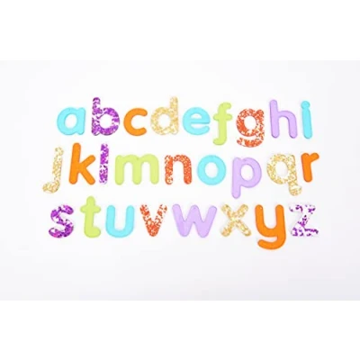 Image of TickiT 72433 Rainbow Glitter Letters