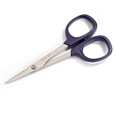 Image of Prym Professional Fine Point Embroidery Scissors with 4 Inch Blades, Purple