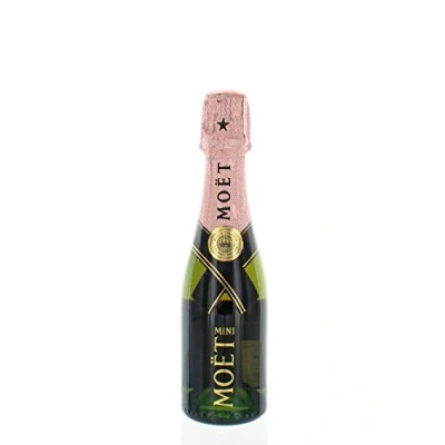 Image of Moet &amp; Chandon Brut Rose Imperial Champagne Miniature 20cl Single Bottle