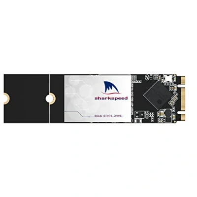 Image of SHARKSPEED SSD 4TB M.2 2280 Internal 3D NAND SATA III 6 Gb/s, Hard Drive High Performance Solid State for Notebooks Desktop PC (4TB, 2280)