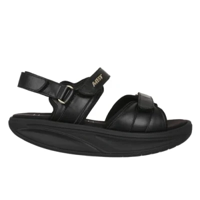 Image of MBT SUMU 8 Women&#039;s sandals color:BLACK/BLACK size:42