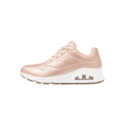 Image of Skechers Sport UNO Trainers Rose gold, Women&#039;s, Size: 3, gold High quality imitation leather