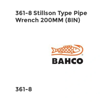 Image of Bahco 3618 361 8 Stillson Type Pipe Wrench Inch