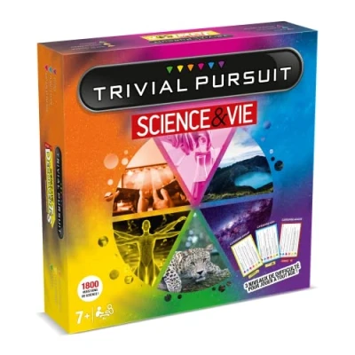 Image of Winning Moves Trivial Pursuit Science 7 Years+ Kids Card Game, Quiz Travel Educational Cards, Trivia Games