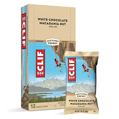 Image of Energy Bar, White Chocolate Macadamia Nut, 12 Bars Clif Bar UK Seller