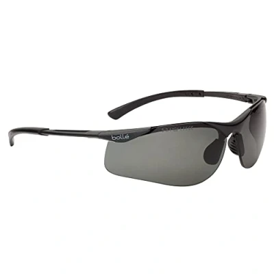 Image of Bollé Safety BSSI, Contour Eye Protection with Platinum Anti Fog Coating, Matte Black Frame/Smoke Lenses