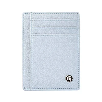 Image of POWR Mens Wallet, Slim RFID Blocking Minimalist Credit Card Holder (Blue), Holds up to 7 Cards and Bank Notes, Ideal for Travel