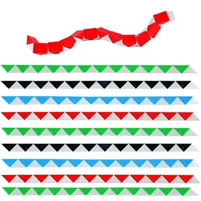 Image of HENBRANDT 60 x Puzzle Snakes 22cm Twist Puzzles Fidget Developmental Toys Assorted Colours Kids Party Favour Loot Bag Filler Lucky Dip for Boys and Girls