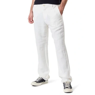 Image of SELECTED HOMME Men&#039;s Slh196 straight Mads Linen Pant Noos Fabric Trousers, Cloud Dancer, S