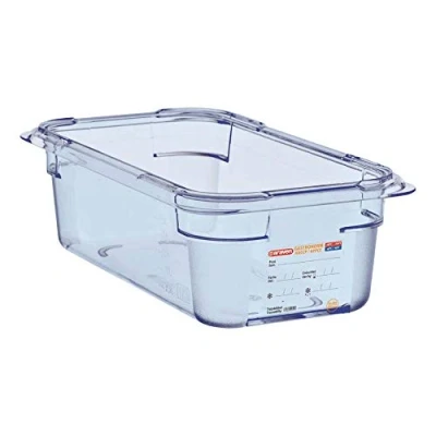 Image of Araven ABS (BPA Free) Blue Container GN 1/3 100mm