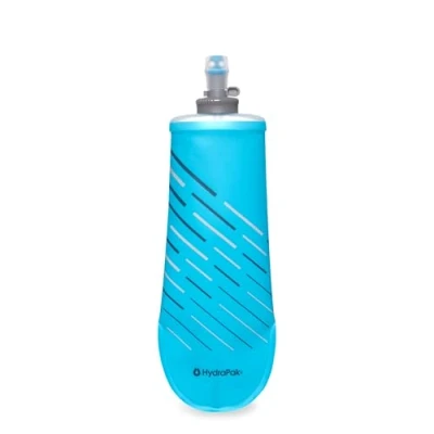 Image of HydraPak PocketFlask 500ml Compressible, Low Profile Soft Flask Water Bottle, Ideal Fit for Run Belts and Form Fitting Pockets with Locking Cap (500ml / 17oz)