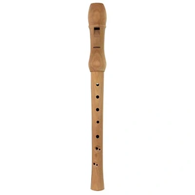 Image of Hohner B9560 2 Piece C Key Wooden Soprano Recorder Light Pearwood