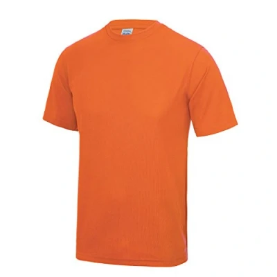 Image of AWD Just Cool Kids Breathable T Shirt Electric Orange 5/6 Years