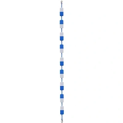 Image of vidaXL Swimming Pool Safety Divider Rope 6m Plastic Float Hook Line Accessory