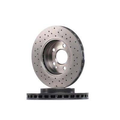 Image of 2464210112, 246421011207, A2464210112 Brake disc BREMBO XTRA LINE 09.B344.4X 295mm 28mm 5 perforated/vented Coated High carbon MERCEDES BENZ: A Class