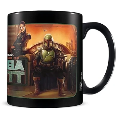 Image of Star Wars: The Book of Boba Fett Throne Mug (One Size) (Black/Brown/Orange)