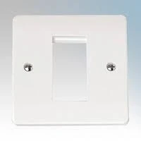Image of CLICK Mode New Media CMA310 1 Gang Plate Single Aperture