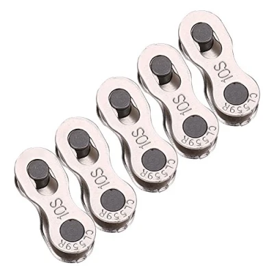 Image of Bike Chain Link, Joint Fydun Bicycle Connector Links 5 Pairs Heavy Duty Quick Release Mater Link Magic (10 Speed)