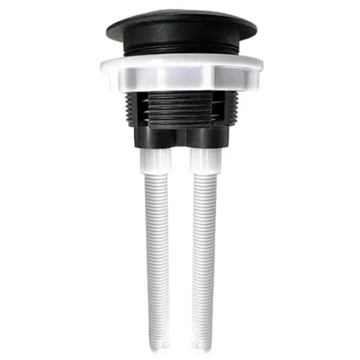 Image of Housler® Mat Black Universal Toilet Dual Flush Button Fit 38mm Cistern Hole