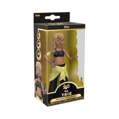 Image of Funko Vinyl Gold 5&quot;: TLC Tionne &quot;T Boz&quot; Watkins T Boz Collectable Action Figure Birthday Gift Idea Official Merchandise Ideal Toy for Music Fans Your Collection and Display
