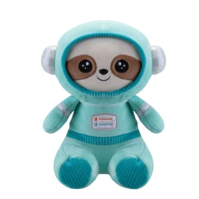 Image of VFM Sloth Soft Toy Astronaut Plush Cute Cuddly Fluffy Plushie Stuffed Plushie, Gifts for Birthday, Valentine&#039;s Day Chirstmas 25cm Blue