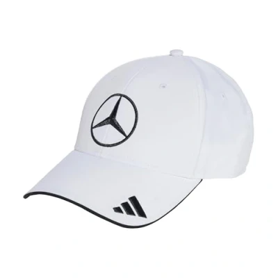 Image of adidas Unisex Mercedes AMG Petronas Formula ONE Team Driver Cap, White/Black, OS