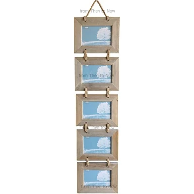 Image of from Then to Now 5 Landscape Photo Wooden Multi Hanging Picture Frame 6x4