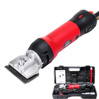 Image of 690w Electric Horse Clippers Professional Haircut Trimmer 6 Adjustable Speed, Portable Hair Fur Grooming Clippers,horsehairRed