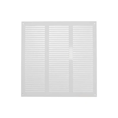 Image of 12&quot; x Inch / 300 mm White Air Vent Cover Steel Return Grilles for Ceiling and Sidewall HVAC with Insect Protection Screen (11.81 11.81 Inch, White)
