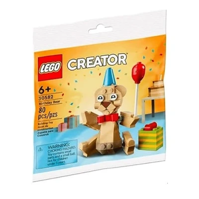 Image of LEGO Creator Birthday Bear Polybag Set 30582 (Bagged)