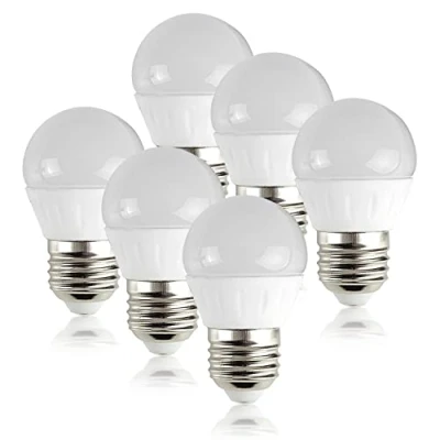 Image of MiniSun Pack of 6 4w LED ES E27 Golfball Energy Saving Long Life Light Bulbs [Warm White]