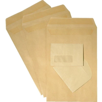 Image of Q Connect Pocket C4 Manilla Pln S/S 80G (Pack 25)