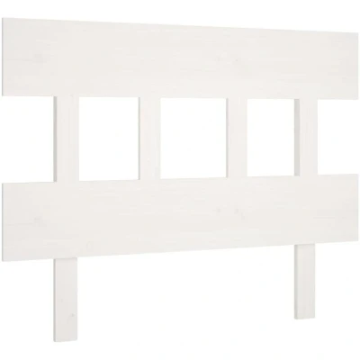Image of vidaXL Bed Headboard White 103.5x3x81 cm Solid Wood Pine