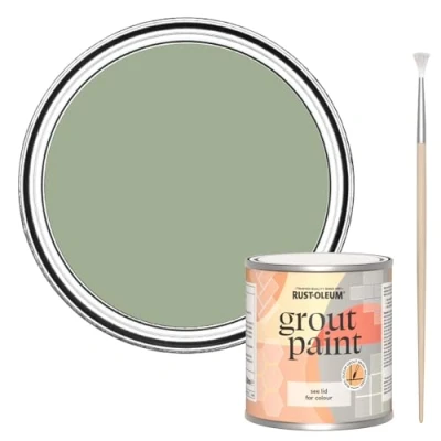 Image of Rust Oleum Green Ultra Durable Grout Paint Bramwell 250ml